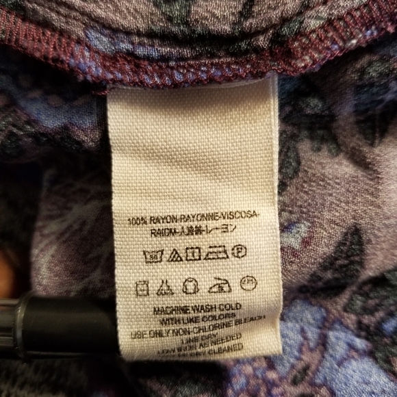 Free People Tunic Sz XS Magic Mystery Split V Neck Multicolor Mini Dress - Picture 6 of 7